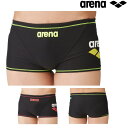 【店内商品3点以上でさらに3%OFFクーポン配布中】アリーナ ARENA 競泳水着 メンズ 練習用 トレーニングスパッツ ショートレッグ タフスキンT2E 競泳練習水着 2024年春夏モデル SAR-4104