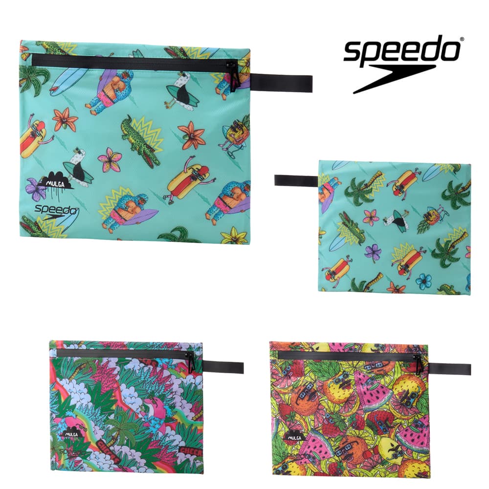 【店内商品3点以上でさらに3％OFFクーポン配布中】スピード SPEEDO 水泳 モルガウォータープルーフフラットポーチ 2025年秋冬モデル SE22552MU
