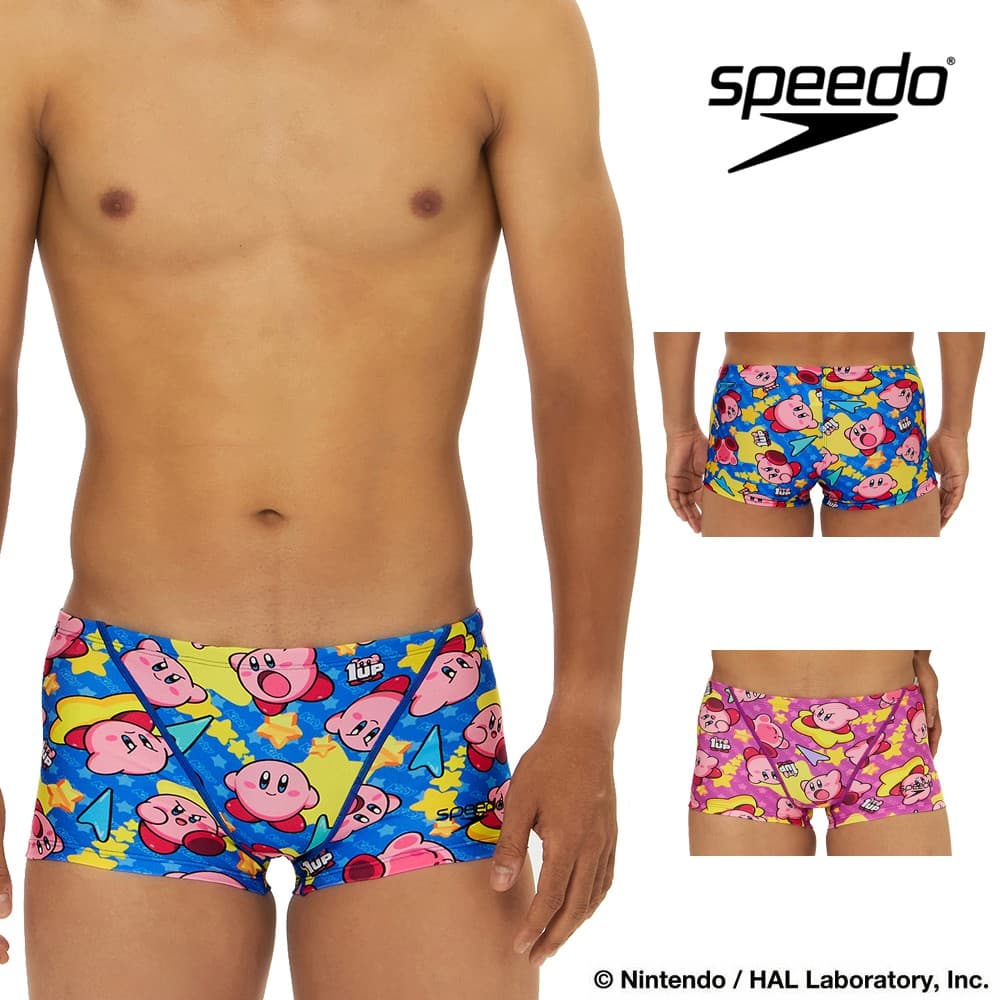【店内商品3点以上でさらに3％OFFクーポン配布中】スピード SPEEDO 競泳水着 練習用水着 メンズ カービィスーパースターターンズボックス ENDURAN...