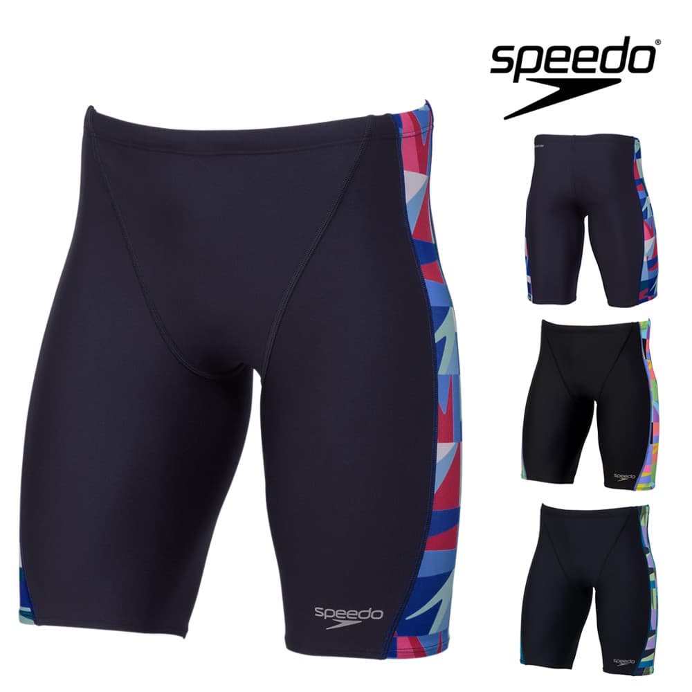 Rakuten - 【店内商品3点以上でさらに3％OFFクーポン配布中】スピード SPEEDO 競泳水着 練習用水着 メンズ ブーングリッドターンズジャマー ENDURANCE ECO 競泳練習水着 2026年春夏モデル ST62605