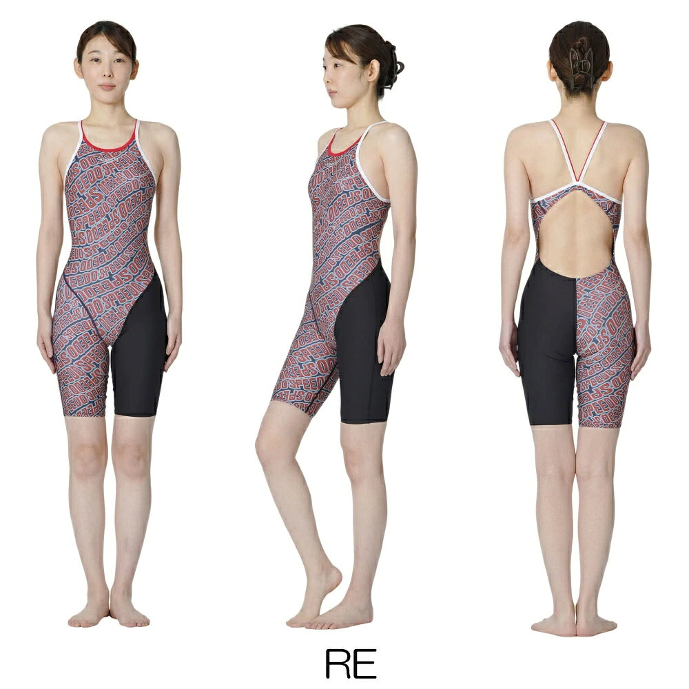 楽天市場】speedo 競泳水着（カラーレッド）（競技水着｜水泳