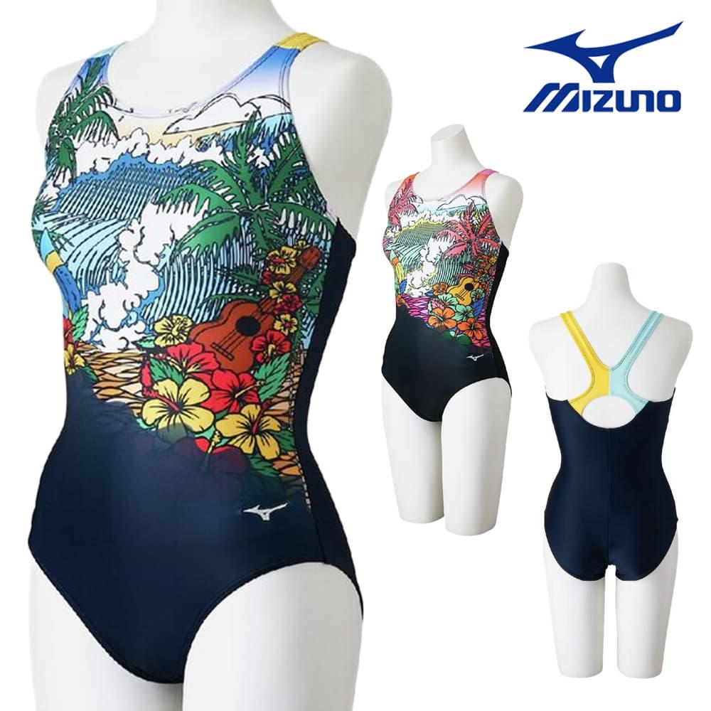 【店内商品3点以上でさらに3％OFFクーポン配布中】ミズノ MIZUNO フィットネス水着 レディース Stroke ONE ワンピース パッド付き 2026年春夏モデル N2JAD805