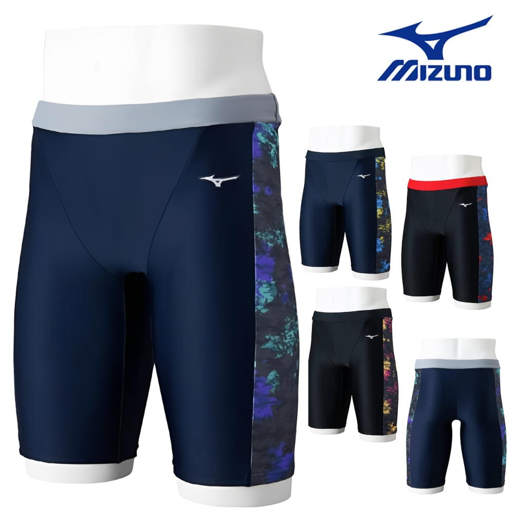 乐天商城 - ミズノ MIZUNO フィットネス水着 メンズ StrokeONE ハーフスパッツ 2026年春夏モデル N2JBD105
