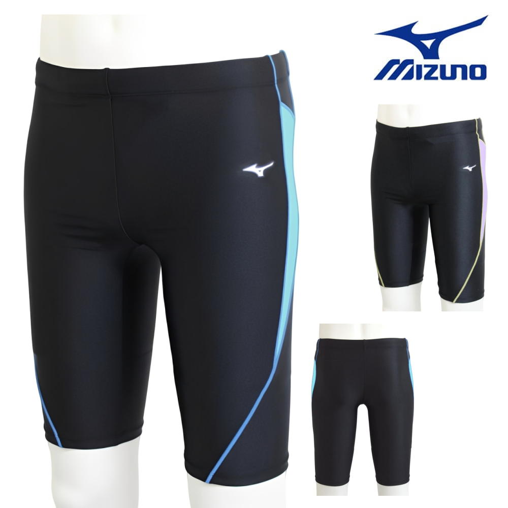乐天商城 - ミズノ MIZUNO 別注オリジナル フィットネス水着 メンズ ハーフスパッツ N2JBDW01