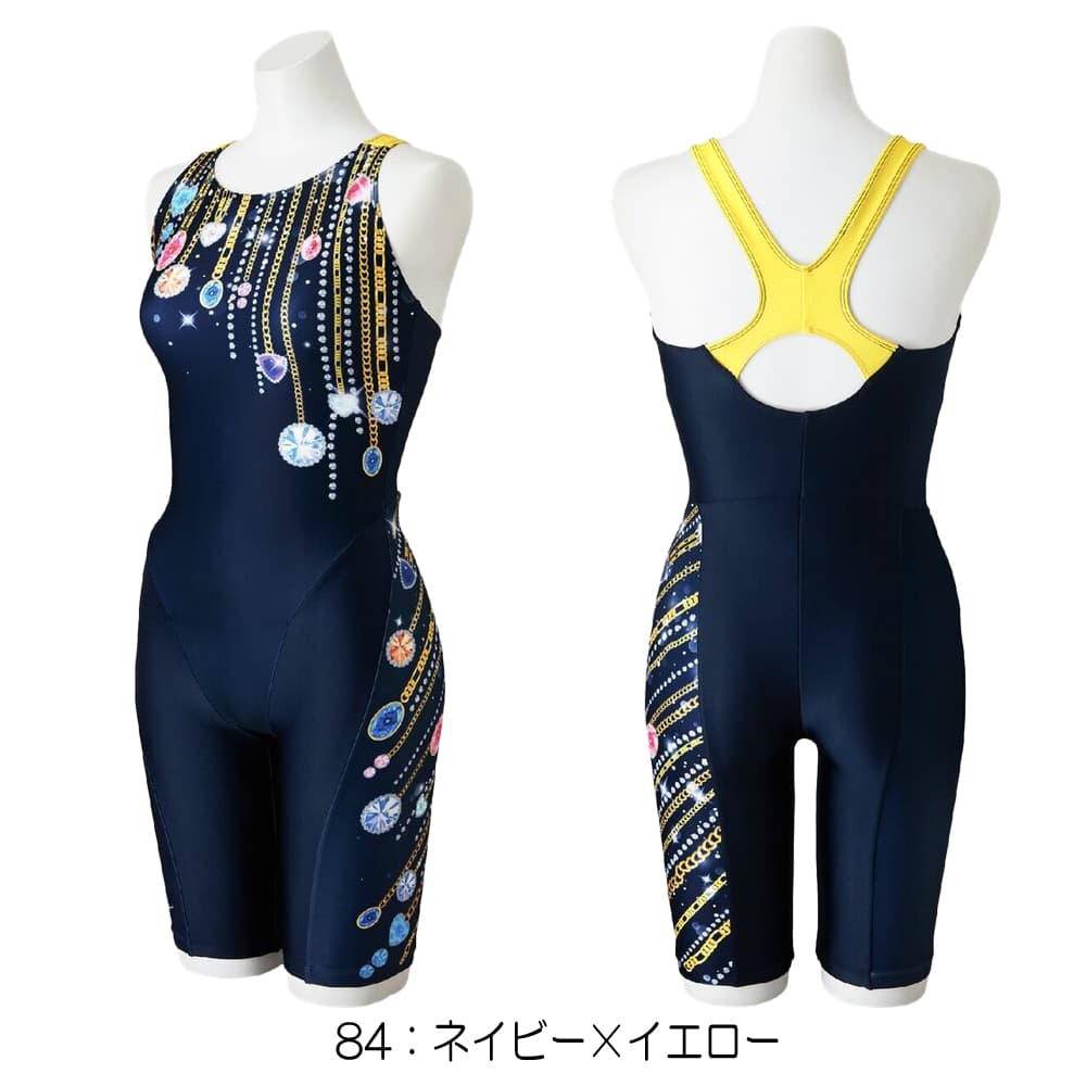 ミズノ MIZUNO フィットネス水着 レディース Stroke ONEオールインワン パッド付き 2026年春夏モデル N2JGD304 2