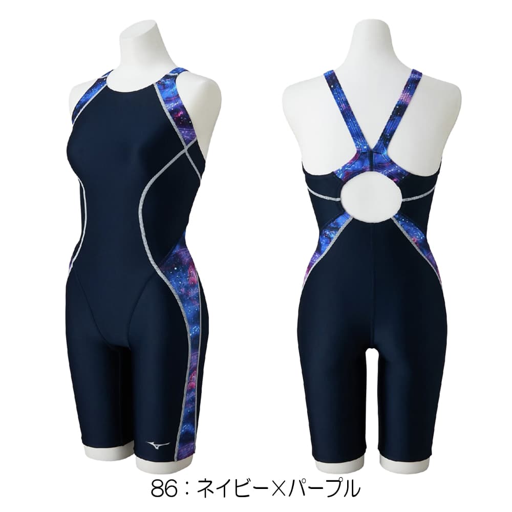 【店内商品3点以上でさらに3％OFFクーポン配布中】ミズノ MIZUNO フィットネス水着 レディース Stroke ONEオールインワン 2026年春夏モデル N2JGD747 hikarisp-10038974 SWIMSHOPヒカリスポーツ サンプル画像2