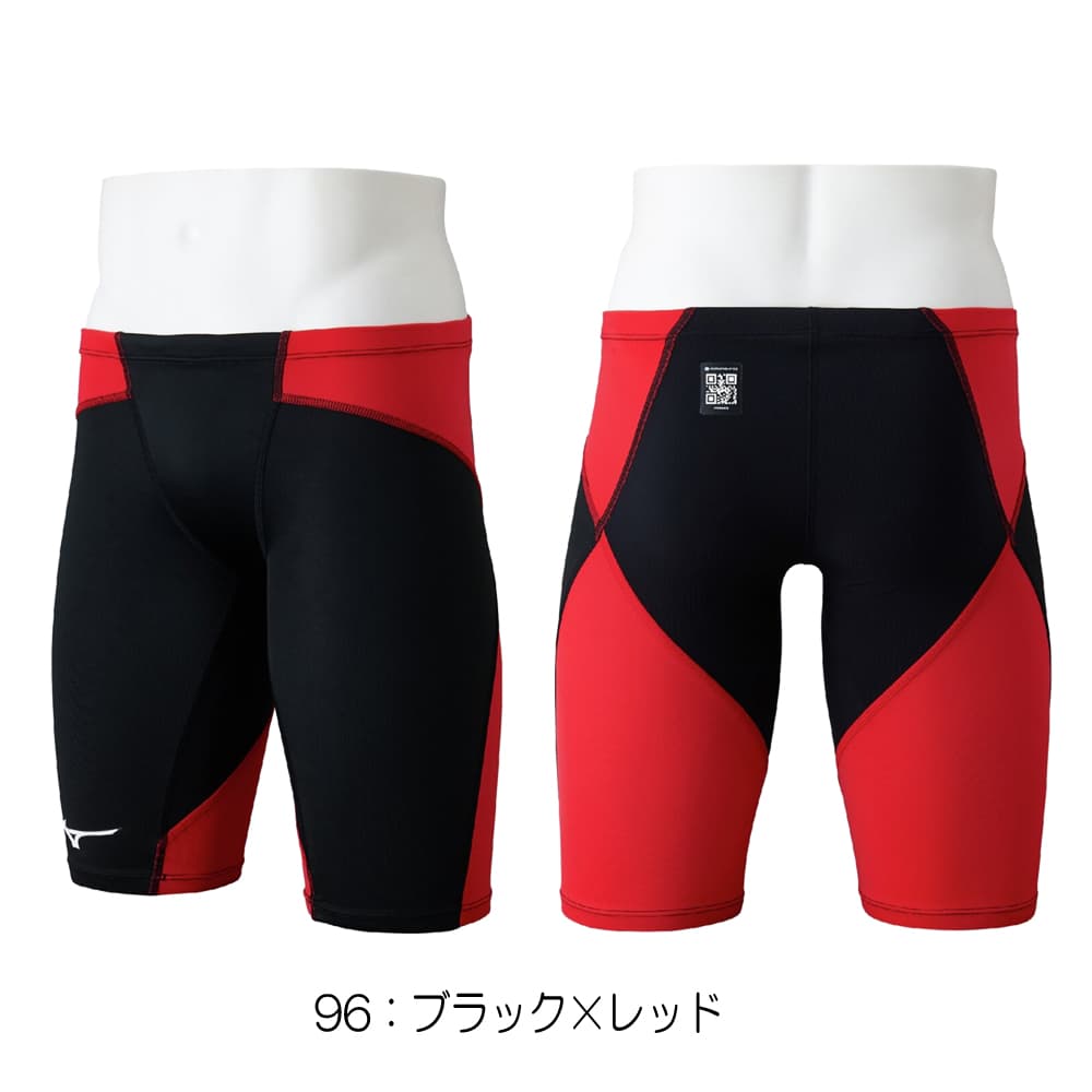 メンズ N*様 MIZUNO 競パン ポロパン 未使用Mサイズ ブラック×レッド