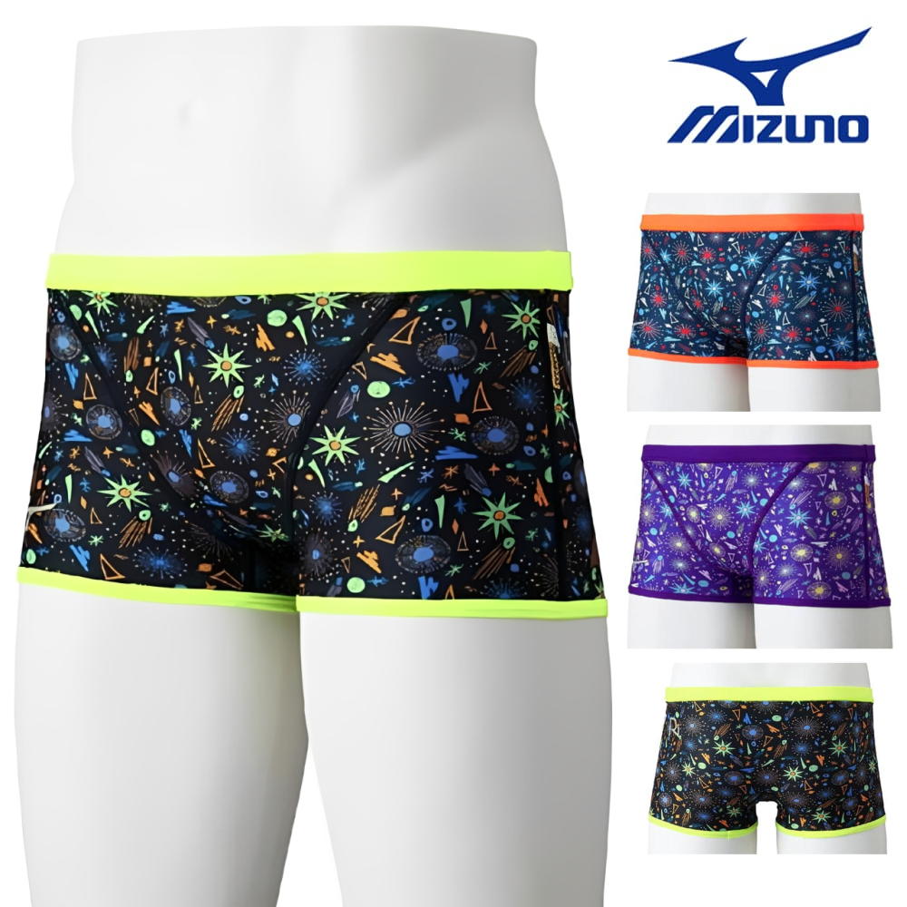 乐天商城 - ミズノ MIZUNO 競泳水着 練習用水着 メンズ エクサースーツ ショートスパッツ EXER SUITS U-Fit Ri Collection 池江璃花子 競泳練習水着 リバーシブル 2026年春夏モデル N2MBD069