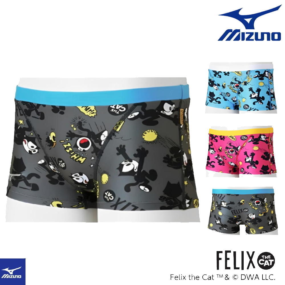 ミズノ MIZUNO 競泳水着 練習用水着 メンズ エクサースーツ ショートスパッツ EXER SUITS U-Fit フィリックス FELIX THE CAT...