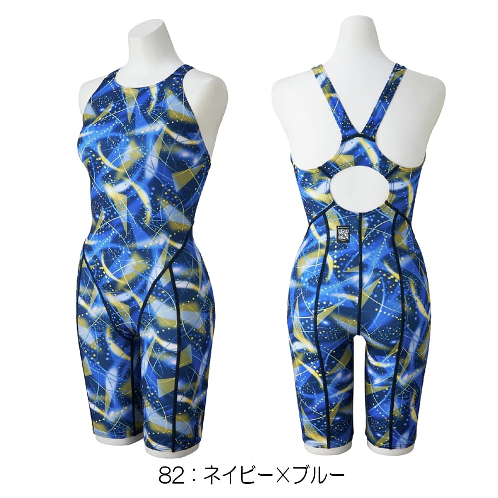 ミズノ MIZUNO 競泳水着 レディース WA承認モデル ST Graphic ハーフスーツ マスターズバック オールインワン 2026年春夏モデル N2MGD244 fina マーク あり 2
