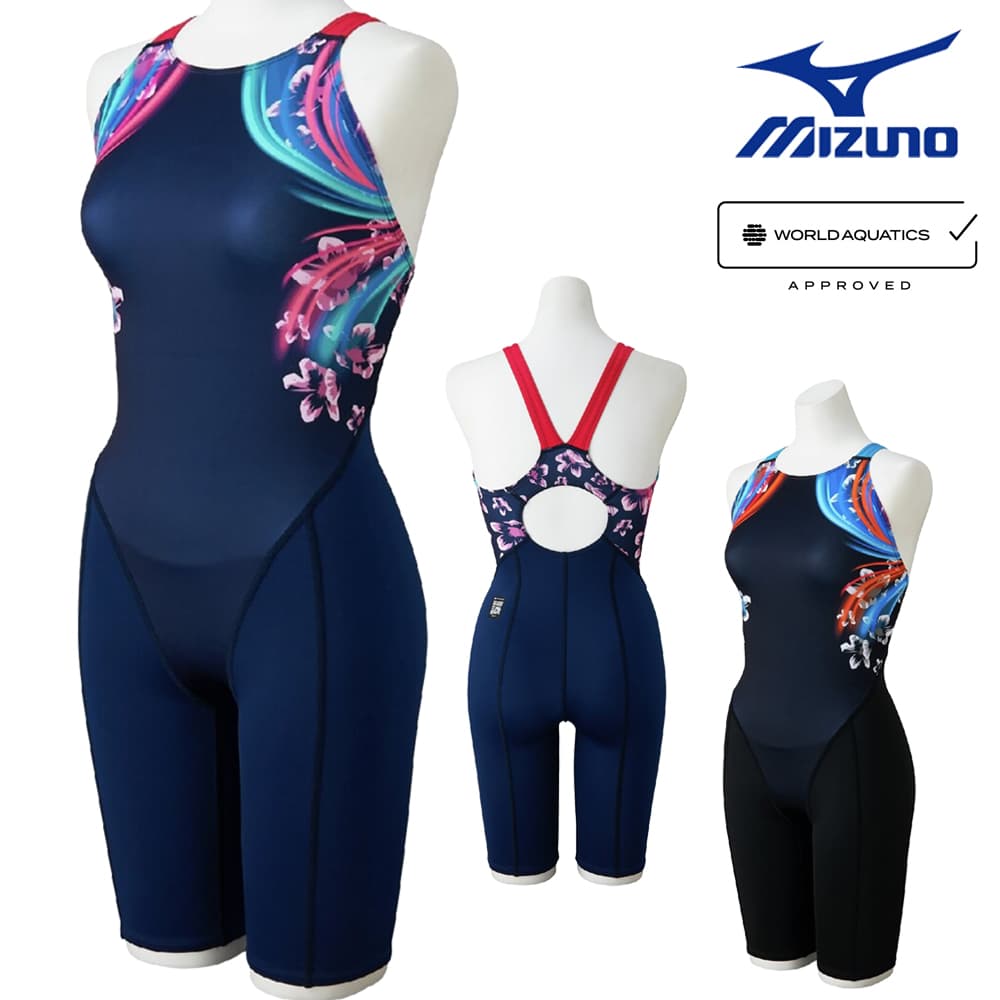 Rakuten - ミズノ MIZUNO 競泳水着 レディース WA承認モデル ST Graphic ハーフスーツ マスターズバック オールインワン 2026年春夏モデル N2MGD742 fina マーク あり