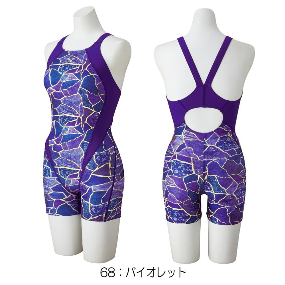 楽天市場】ミズノ レディース 競泳水着（カラーパープル）（水泳