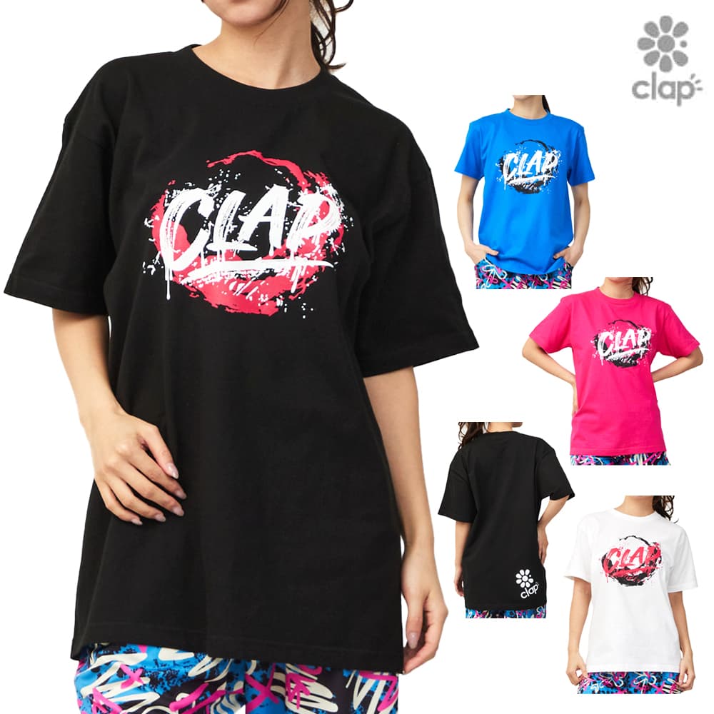乐天商城 - クラップ CLAP マル_クラップ ティー レディース Tシャツ 半袖 スポーツアパレル トレーニング フィットネス 女性 CTS26036