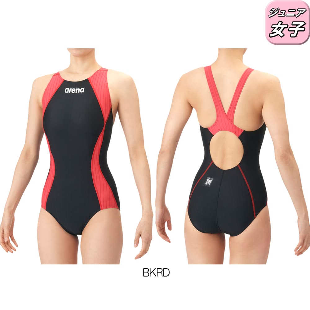 楽天市場】speedo 競泳水着（カラーレッド）（ガールズ用競技水着
