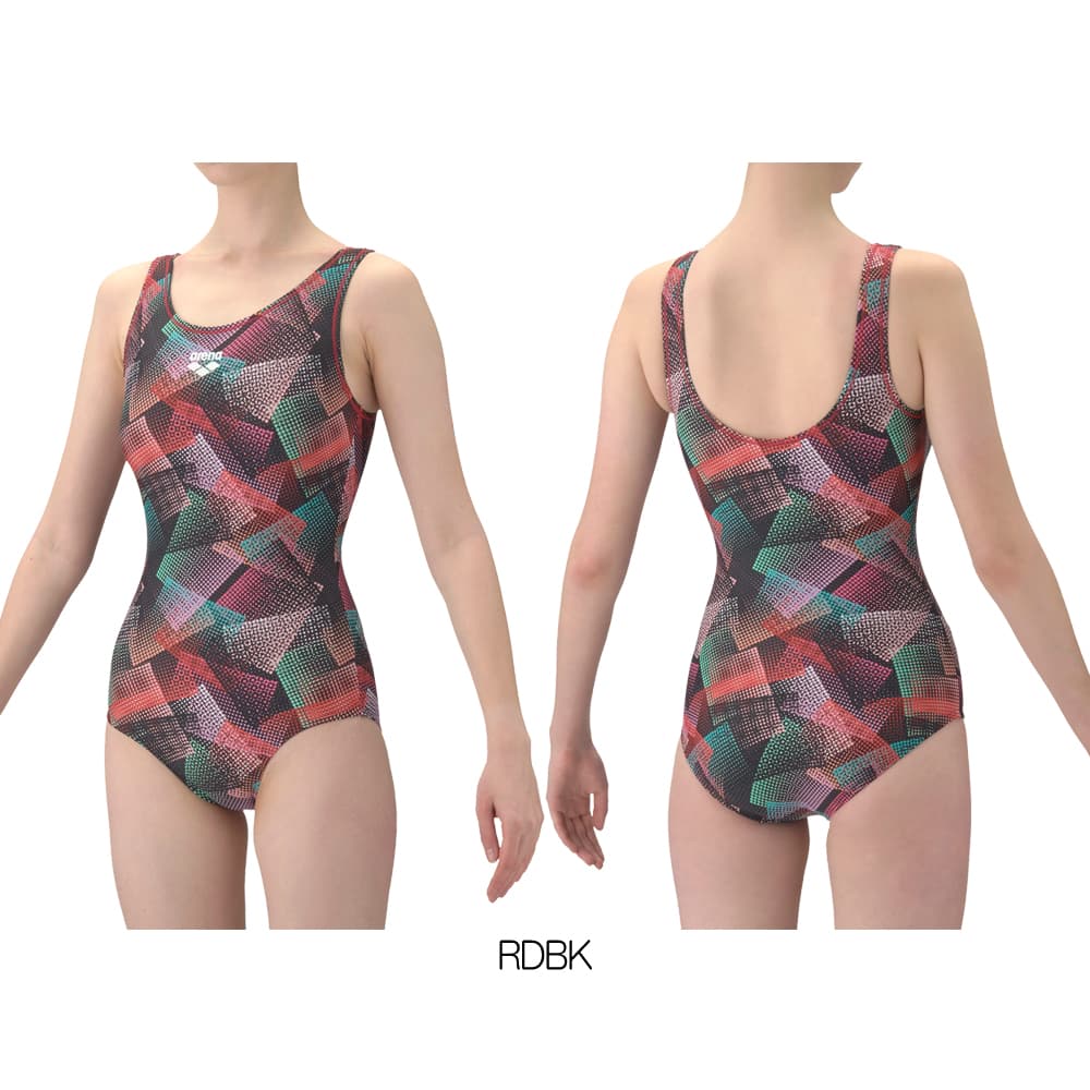 【店内商品3点以上でさらに3％OFFクーポン配布中】アリーナ ARENA フィットネス水着 レディース フルダル2WAY フィットネスワンピース Uバック 差し込みパッド パッド付き 2026年春夏モデル AS6SWF20L