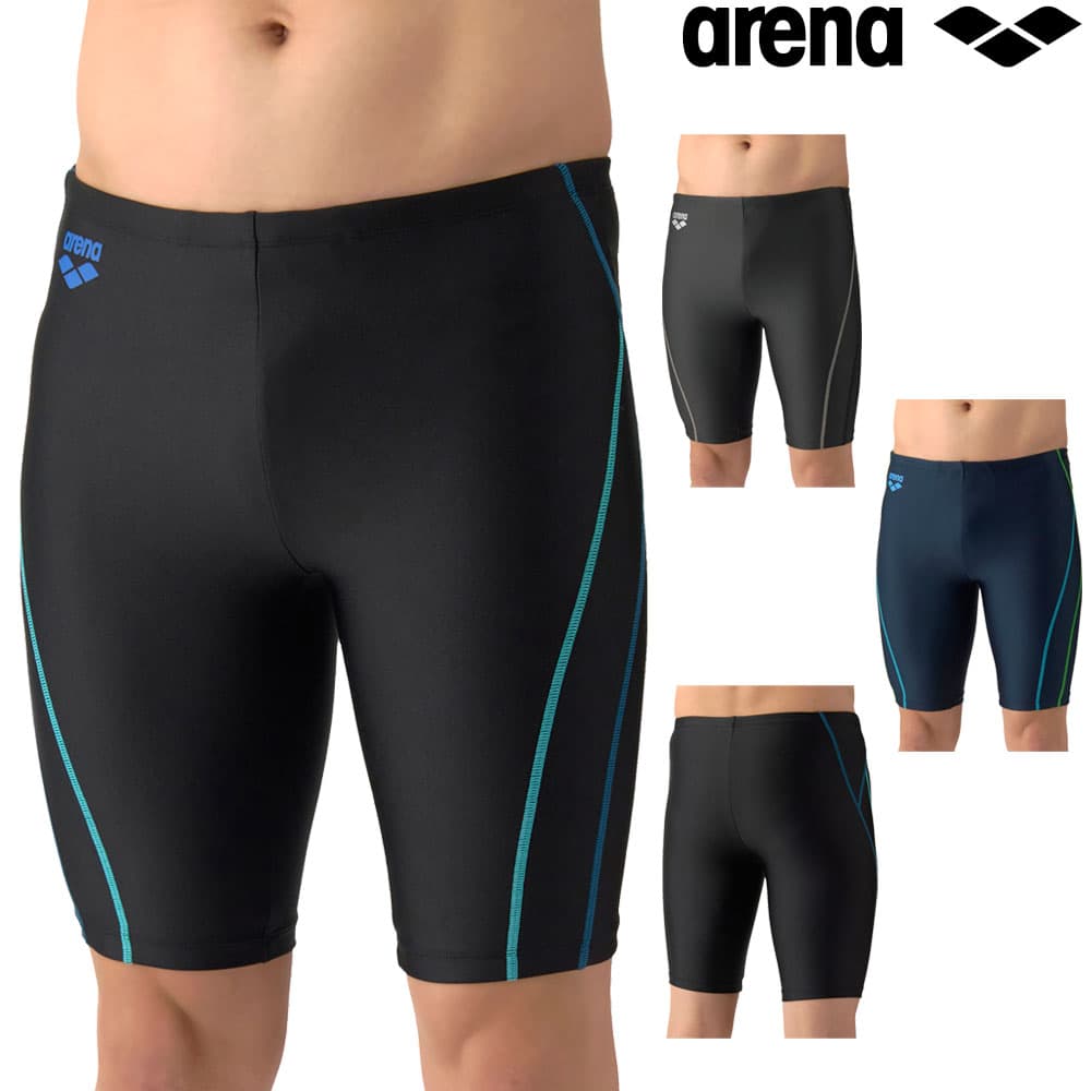 アリーナ ARENA フィットネス水着 メンズ ダブルエステル フィットネススパッツ ハーフレッグ 2026年春夏モデル AS6SWF66M