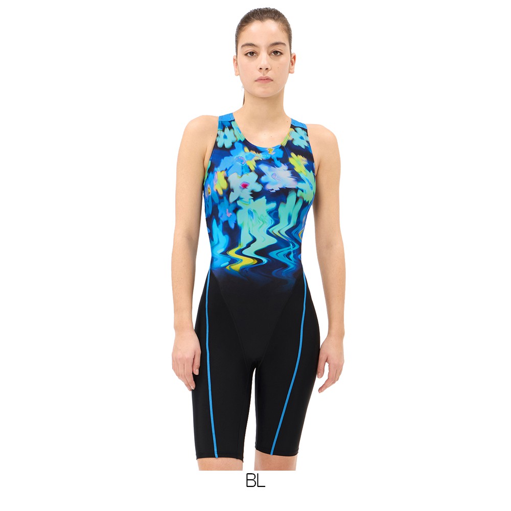 【店内商品3点以上でさらに3％OFFクーポン配布中】スピード SPEEDO フィットネス水着 レディース デイジールースンニースキン オールインワン 縫込みパッド パッド付き Ultra Stretch 0 2026年秋冬モデル SFW12662 hikarisp-10039770 SWIMSHOPヒカリスポーツ サンプル画像3