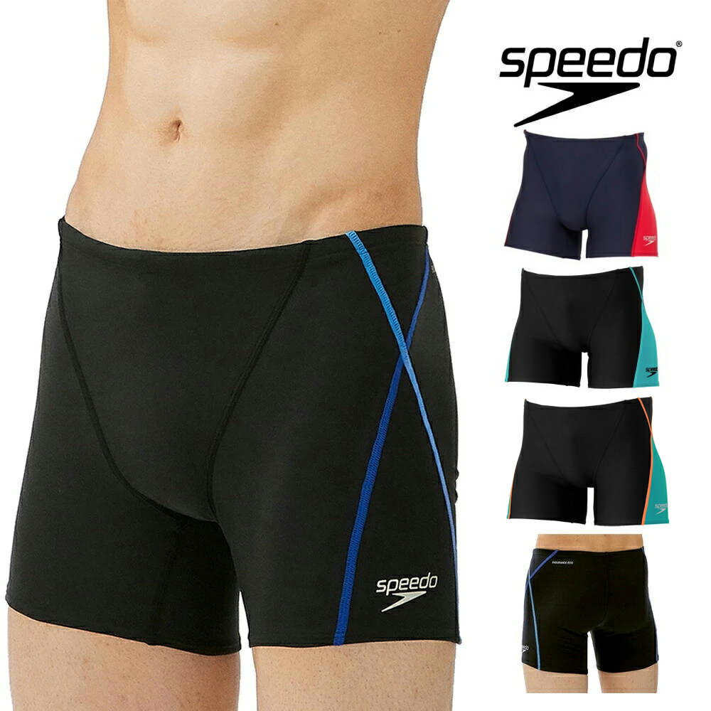 【店内商品3点以上でさらに3％OFFクーポン配布中】スピード SPEEDO 競泳水着 練習用水着 メンズ プッシュアップターンズハーフボックス ENDURANCE ECO 競泳練習水着 ST52302