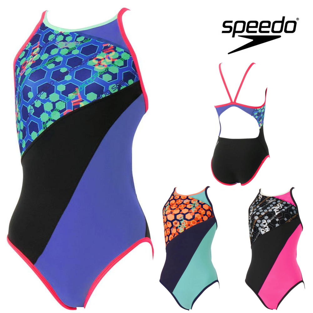 【店内商品3点以上でさらに3％OFFクーポン配布中】スピード SPEEDO 競泳水着 練習用水着 レディース ヘキサゴナルタ…