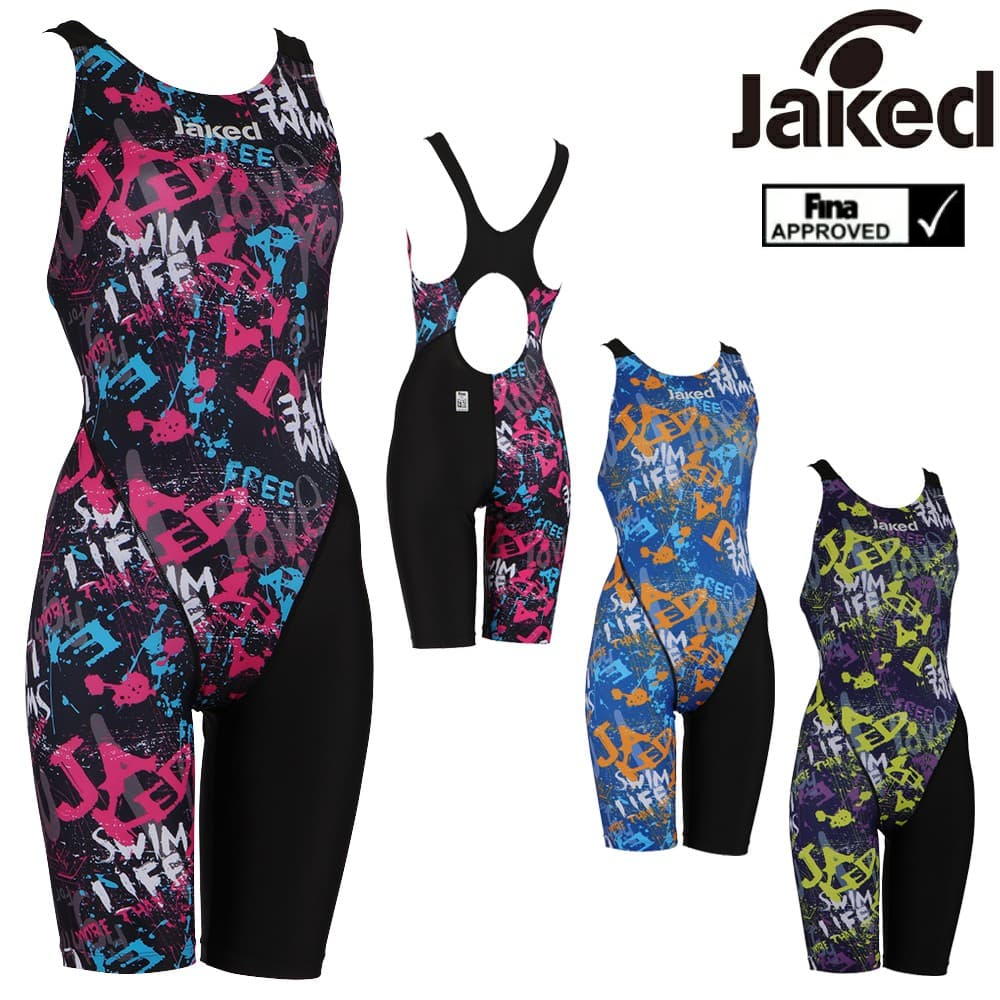 ショップトップ&nbsp;>&nbsp;カテゴリトップ&nbsp;>&nbsp;JAKED(ジャケッド)■メーカー希望小売価格はメーカーカタログに基づいて掲載しています ※当店SWIMSHOPヒカリスポーツの掲載商品は 全て当店在庫となります。 ※総柄デザインの商品または、切替部分が柄デザインに なっている商品は、商品によって裁断箇所が変わり、 見た目のデザインが異なります。 こちらにつきましてはご了承願います。 ■製造販売：フットマーク株式会社 ■素材・特徴 【FLAT EDGE(フラット エッジ)】 (ポリエステル85％・ポリウレタン15％) 水中でも軽い着心地デザインで気分も上げる。 オリジナルニット素材 「FLAT EDGE(フラット エッジ)」を全面に使用。 素材全体に超撥水加工と特殊プレス加工を施し、 水中での軽量化と流水抵抗軽減を実現。 素材のキックバック性が高く、レース中の筋肉の振動を抑制します。 【WORLD AQUATICS承認モデル・WA承認モデル】 World Aquatics(世界水泳連盟)※旧国際水泳連盟(fina) 国際水泳連盟(FINA)は水泳種別競技大会の国際管理機構です。 2022年12月にFINAから名称が変更され、World Aquaticsとなりました。 【背面形状：オープンバック】 ■カラーバリエーション BLACK(ブラック) BLUE(ブルー) NAVY(ネイビー) ■ご注意：初めて競泳水着をお求めの方へ 競泳水着は「速く泳ぐ事」を最大のテーマに設計されております。 身体にフィットし、流水抵抗を軽減させる事を目的とした素材や寸法となっている為、個人差はございますが、フィットネス用の水着などと比較すると窮屈に感じられる事がございますので、予めご了承ください。 新着商品はこちら2026/10/24クラップ CLAP ハロウィンクラップ ティー6,050円2026/10/24クラップ CLAP ハロウィン ティー レディ6,050円2026/10/24クラップ CLAP メイクアップクラップ ドル7,920円再販商品はこちら2026/10/24SWANS スワンズ デミスト用ケース マーブ693円2026/10/24SWANS スワンズ IDケース用ストラップ 660円2026/10/24Namala ナマラ ヨガマット6mm フィッ1,650円