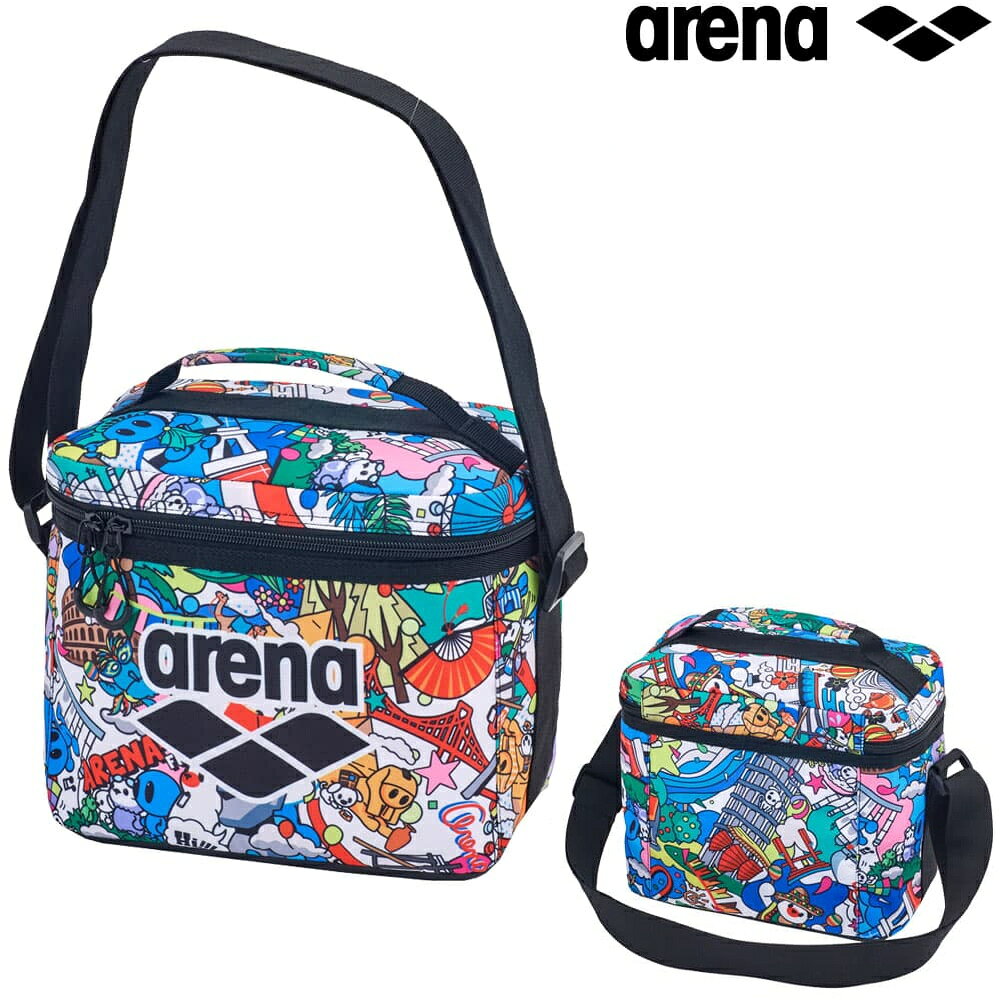 【店内商品3点以上でさらに3％OFFクーポン配布中】アリーナ ARENA 水泳 クーラーバッグ アリーナくん スイミングバッグ プール ポーチ 2026年秋冬モデル AS6FBPA3U