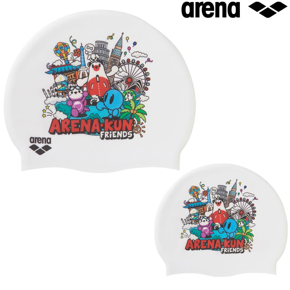 アリーナ ARENA 水泳 シリコーンキャップ アリーナくん シリコンキャップ スイムキャップ 水泳小物 2026年秋冬モデル AS6FSCA1U