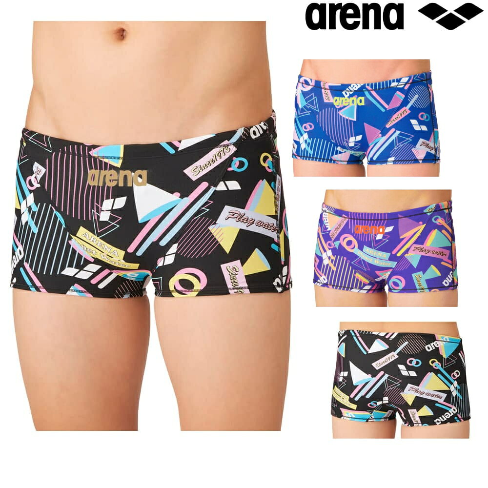 【店内商品3点以上でさらに3％OFFクーポン配布中】アリーナ ARENA 競泳水着 練習用水着 メンズ トレーニングスパッツ ショートレッグ タフスーツ タフスキンEP 競泳練習水着 2026年秋冬モデル AS6FWM41M