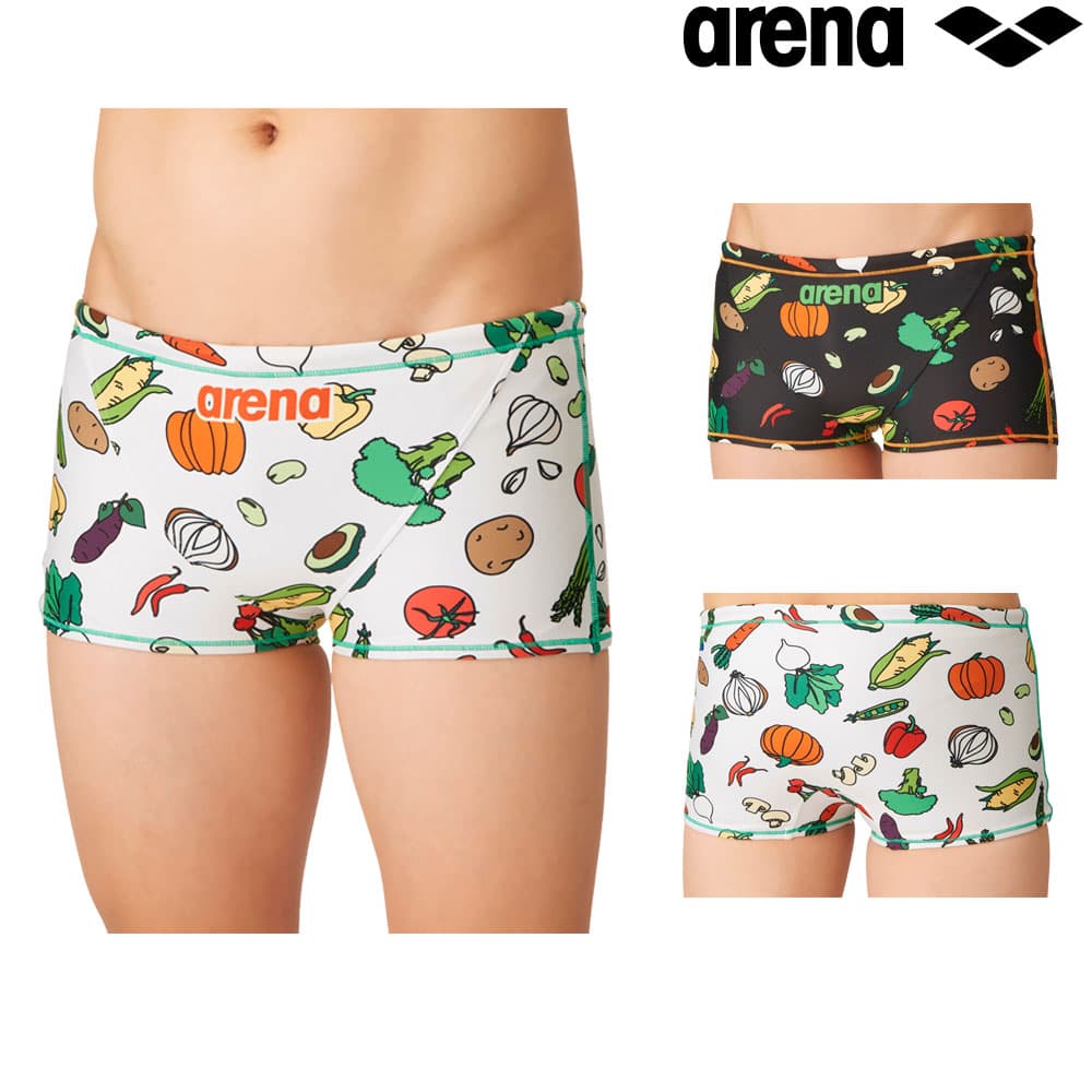 アリーナ ARENA 競泳水着 練習用水着 メンズ トレーニングスパッツ ショートレッグ タフスーツ タフスキンT2E Fresh Dip 競泳練習水着 2026年秋冬モデル AS6FWMF2M