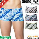 【決算セールクーポン配布中】アリーナ ARENA 競泳水着 ジュニア男子 練習用 ショートボックス タフスキンD ディズニーシリーズ ミッキー ドナルド 競泳練習水着 2019年秋冬モデル DIS-9356J