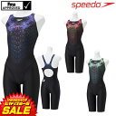 【決算セールクーポン配布中】スピード SPEEDO 競泳水着 レディース FINA承認 セミオープンバックニースキン FLEXΣ2 2019年春夏モデル SCW11914F