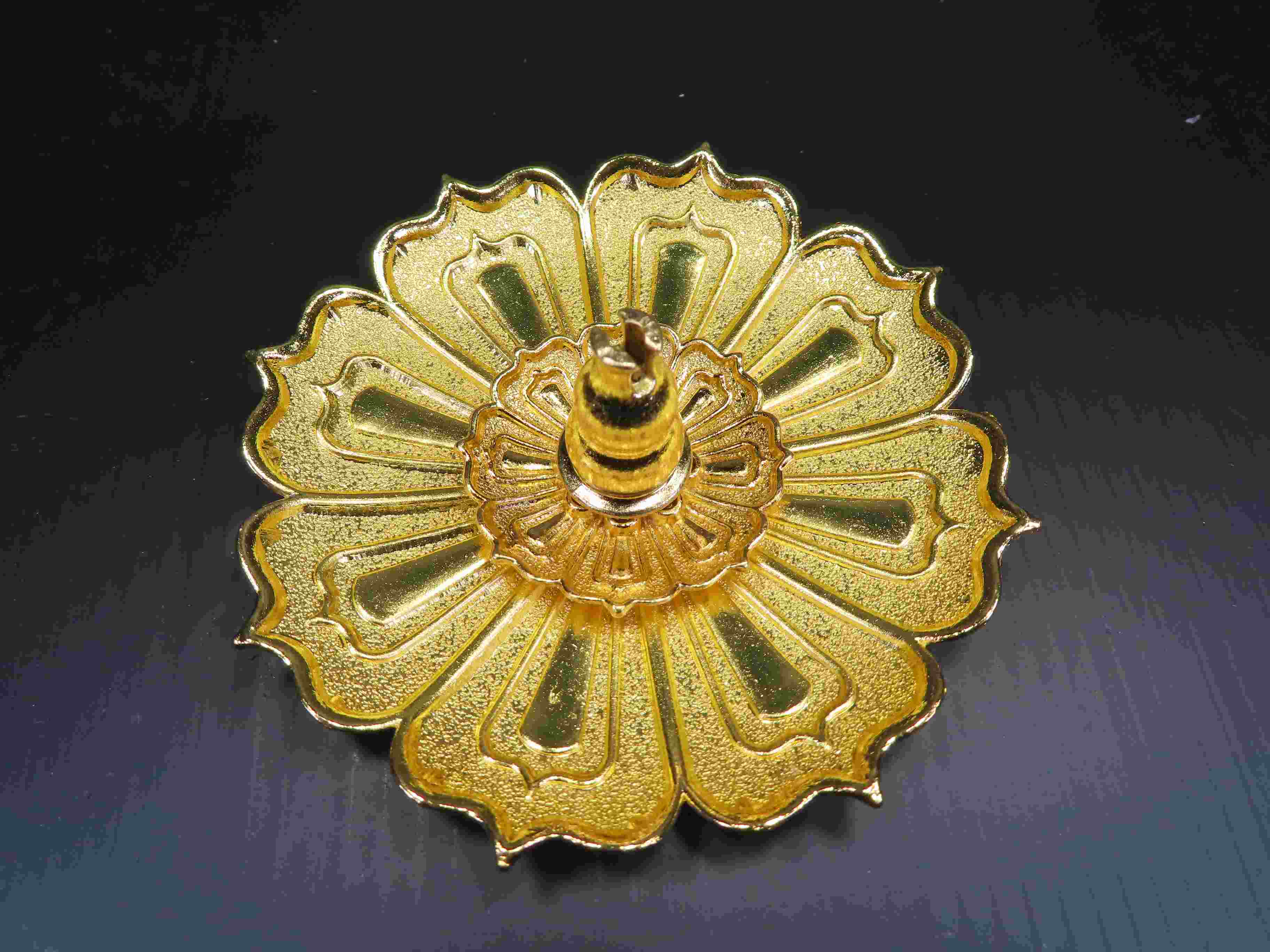 【当店オススメ】 天然石の浄化におすすめ フラワー型 お香スタンド 受け皿