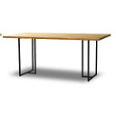 NO WHERE LIKE HOME 〇ノーウェア ライク ホーム ダイニングテーブル オーク 幅150cm スチール製モダン脚 ノードII 330076