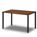 NO WHERE LIKE HOME 〇ノーウェア ライク ホーム ダイニングテーブル ウォールナット 幅120cm スチール製4本脚 ノードII 330084