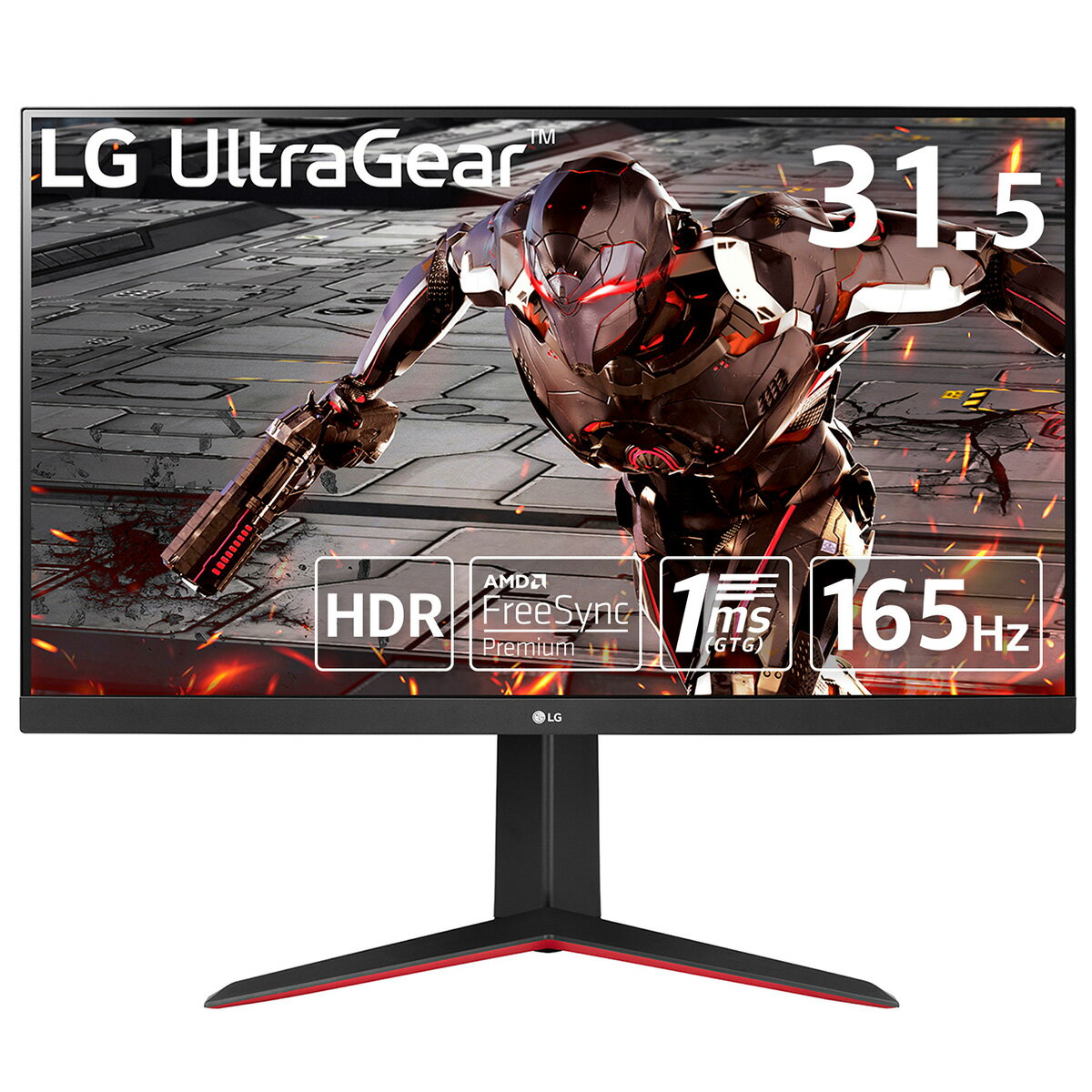 LG 31.5 UltraGear(TM) /WQHD/VA/쥢/165Hz/1msMBR/HDR/FreeSync Premium/HDMI2 DisplayPort/⤵Ĵ/3ǯ¿̵ݾ 32GN650-B