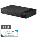 BUFFALO ［在庫限り］バッファロー 外付けHDD USB3.1 24時間連続録画対応 静音設計 1TB (ひかりTV/ひかりTV for docomo動作確認済) HDV-LLD1U3BA/D