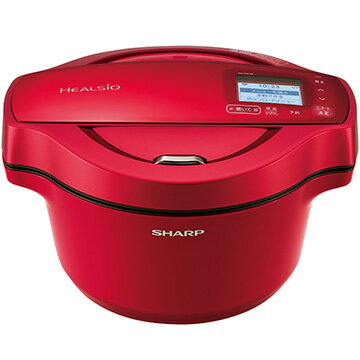 SHARP ヘルシオ ホットクック 1.6L（無線LAN/音声発話搭載） レッド系 KN-HW16E-R