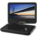 グリーンハウス 10.1型　ポータブルDVDプレーヤー ブラック　内蔵バッテリー搭載 GPD10B1NBK