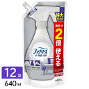 P&G ファブリーズ 除菌消臭スプレー W除菌 無香料アルコール成分 詰め替え 特大 640mL×12袋