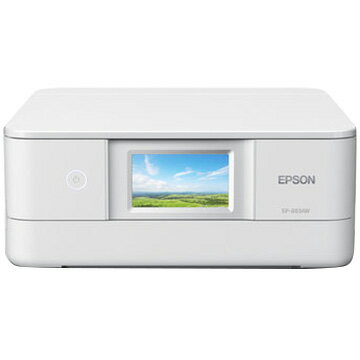 EPSON ［在庫限り］A4カラーインクジェット複合機/Colorio/6色/無線LAN/Wi-Fi Direct/両面/4.3型ワイドタッチパネル/ホワイト EP-883AW