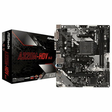 ASRock マザーボード A320M-HDV R4.0 A320M-HDV-R4.0のサムネイル