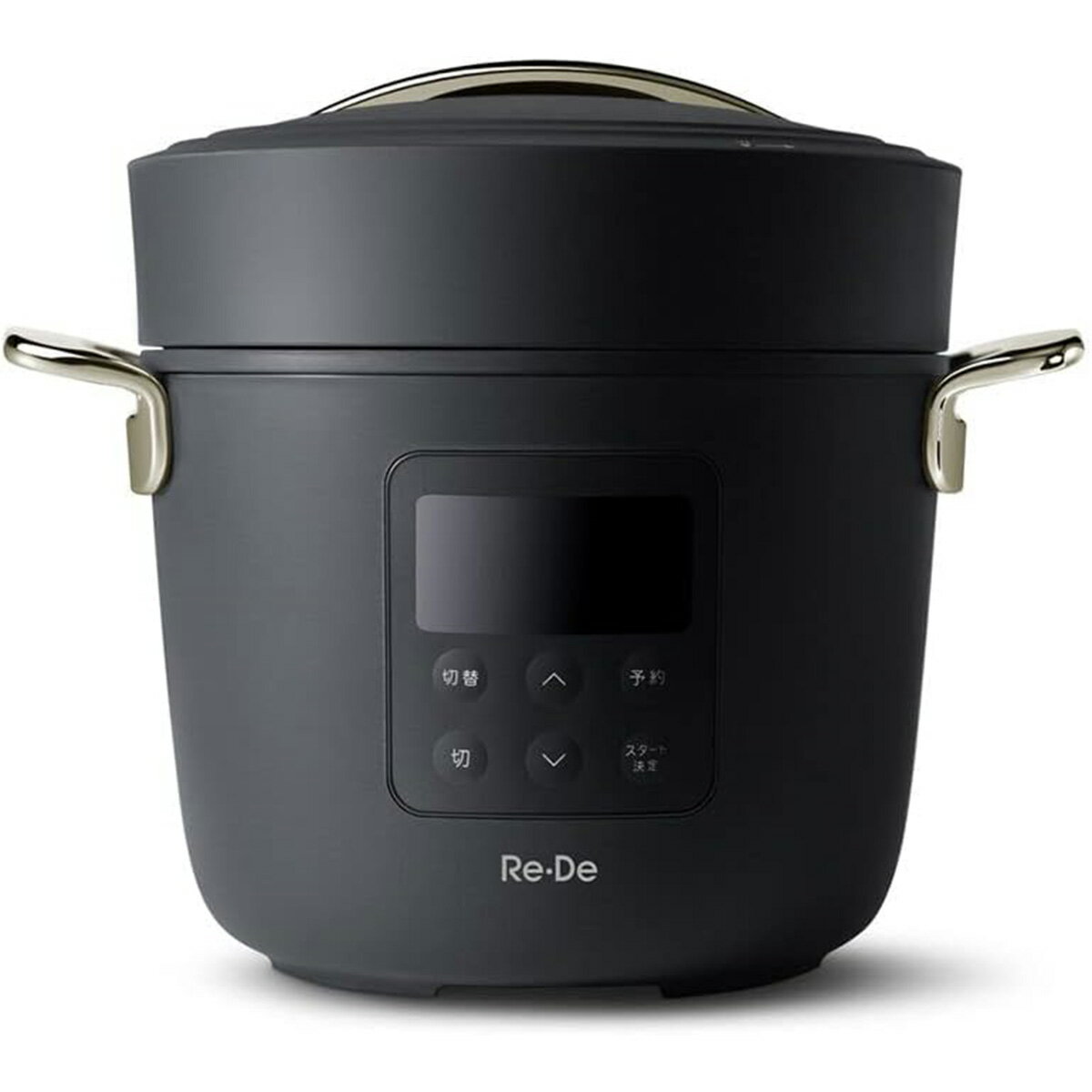 A-Stage Re・De Pot リデポット 電気圧力鍋 2L レシピブック付き 無水調理 炊飯 おしゃれ ブラック PCH-20LBのサムネイル