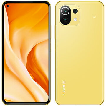 simフリー スマホ シャオミ おサイフケータイXiaomi Mi 11 Lite 5G-Citrus Yellow Mi-11-Lite-5G-Citrus-Yellow