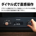 SHARP シャープ オーブンレンジ スタイリッシュ ヒーター加熱 18L 1段調理 コンパクト おしゃれ ブラック RE-SD18A-B 3