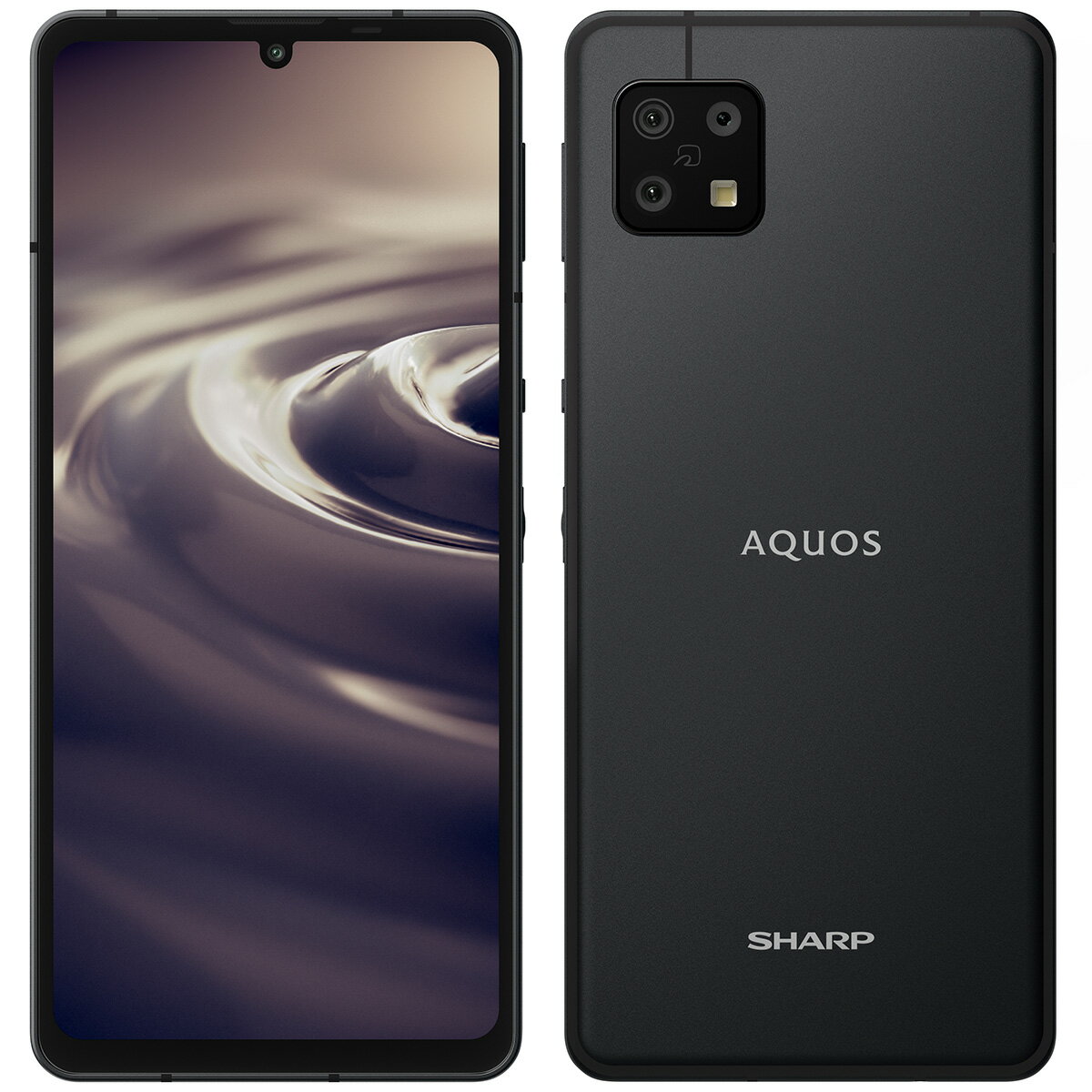 SHARP AQUOS sense6 4GB/64GB ブラック［SIMフリースマホ］ SH-M19ABのサムネイル