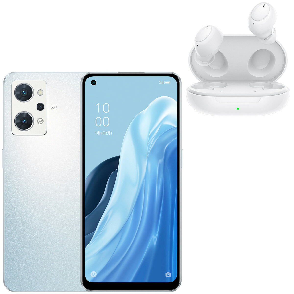 OPPO OPPO Reno7 A ドリームブルー イヤホンセット [SIMフリースマホ] CPH2353-BLのサムネイル
