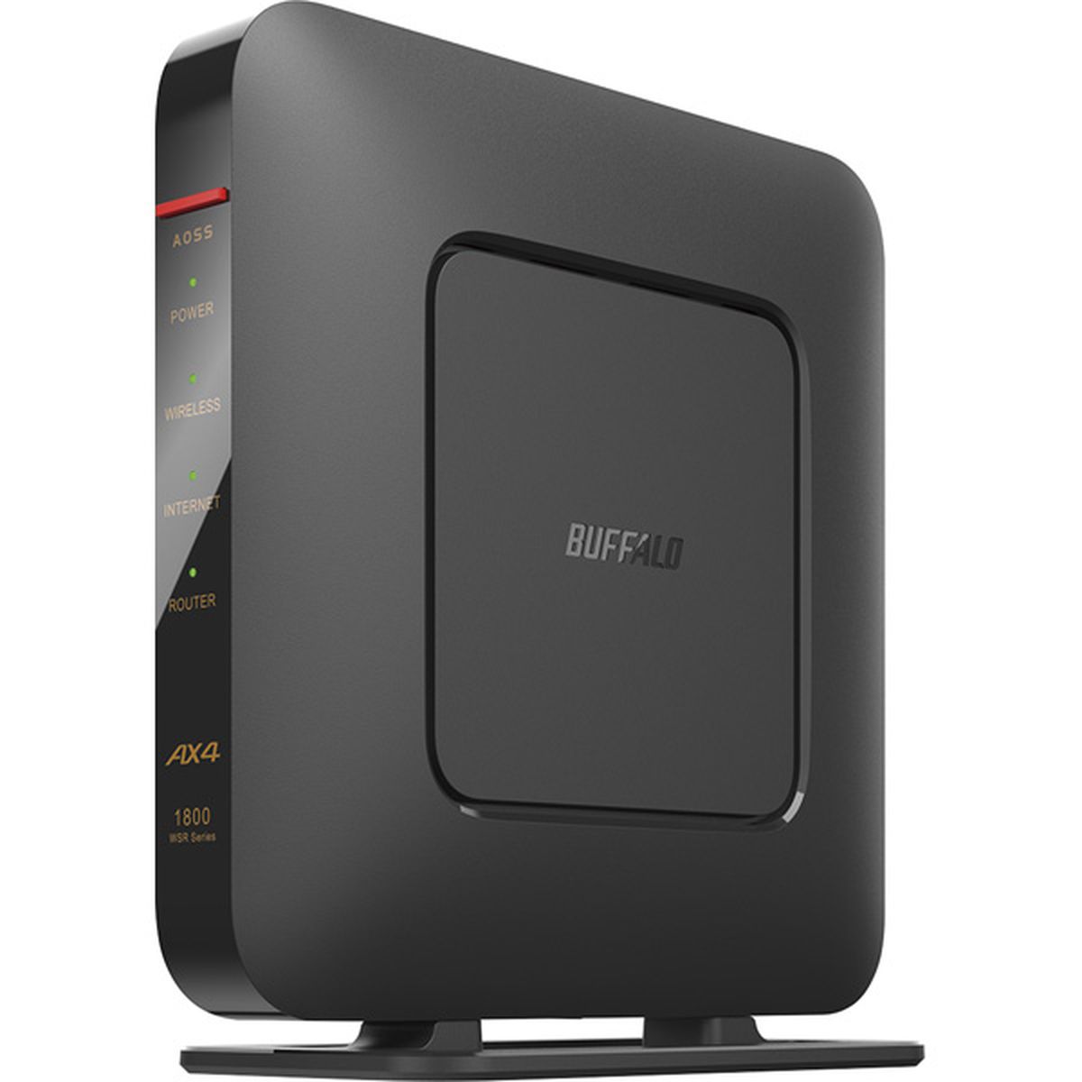 BUFFALO ［在庫限り］無線LAN親機 WiFiルーター 11ax/ac/n/a/g/b 1201+573Mbps WiFi6/Ipv6対応 ブラック WSR-1800AX4B/DBK