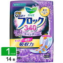 花王 ロリエ 朝までブロック 340 ラベンダーの香り 14コ入 4901301394798