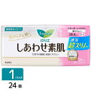 花王 ［在庫限り特価］ロリエ しあわせ素肌 生理用ナプキン 通気超スリム 多い昼~ふつうの日用 20.5cm 羽つき 24個 4901301282408