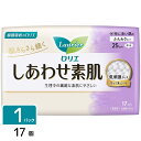 花王 ロリエ しあわせ素肌 生理用ナプキン 特に多い昼用 25cm 羽つき 17個 4901301378422