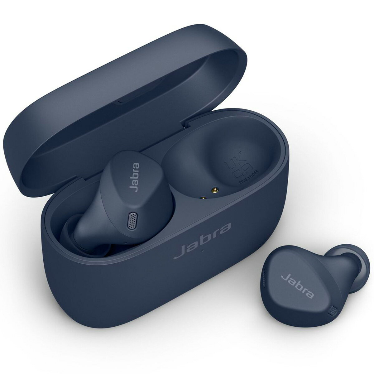 Jabra Elite 4 Active Navy 完全ワイヤレスイヤホン アクティブノイズキャンセリング搭載 IP57 Amazon Alexa内蔵 100-99180001-40